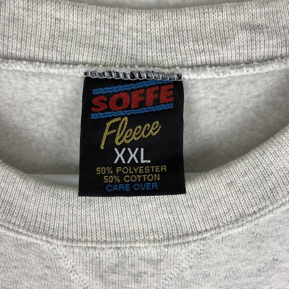 Vintage Central Michigan University Sweatshirt Mens Size XXL Gray GRAD Soffe USA - Picture 9 of 16